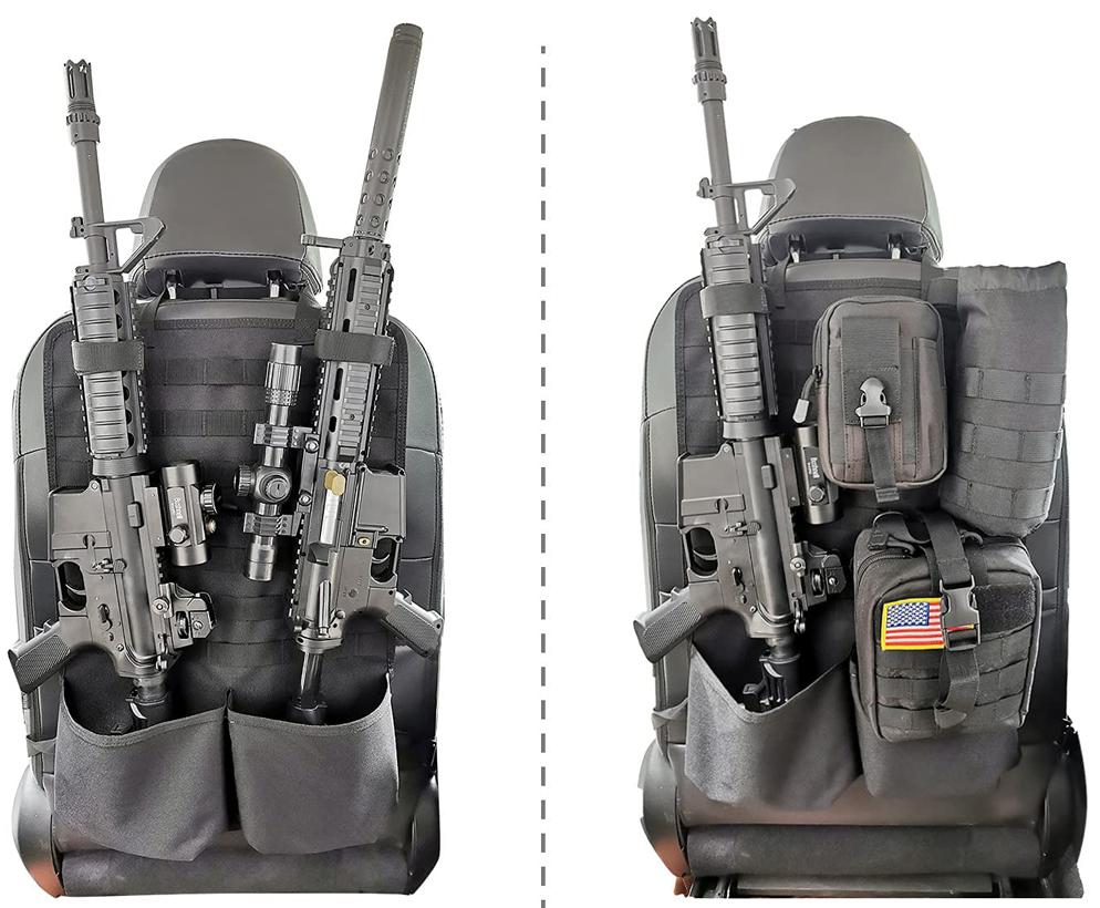 Hanging bag, car seat backrest hanging bag, gun rack, rifle bracket, rear seat panel universal hanging bag 