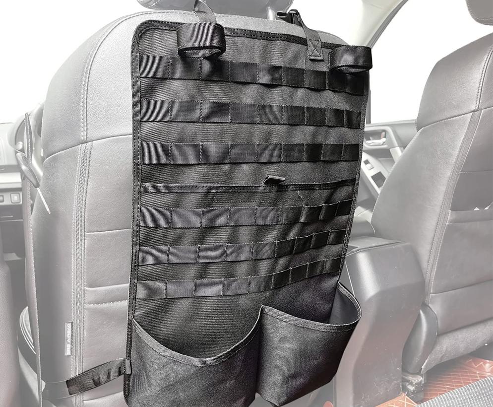 Hanging bag, car seat backrest hanging bag, gun rack, rifle bracket, rear seat panel universal hanging bag 