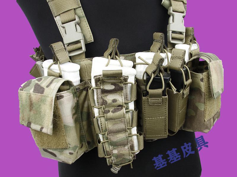 3D tactical chest hanging vest camouflage belly pocket 