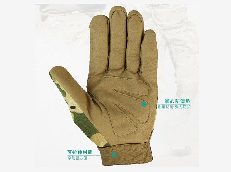 All finger outdoor sports mountaineering nylon breathable cycling gloves, motorcycle gloves, tactical gloves 