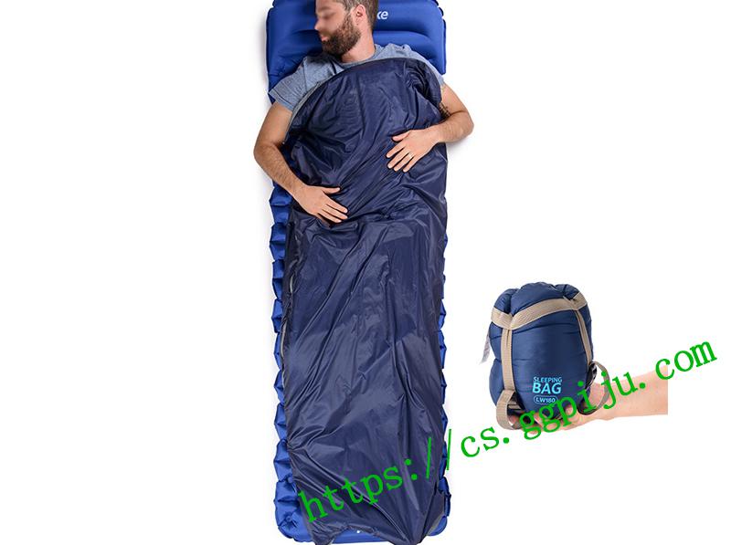 Ultra lightweight and portable mini sleeping bag, thin outdoor travel, camping, lunch break, cotton sleeping single and double envelope sleeping bag 