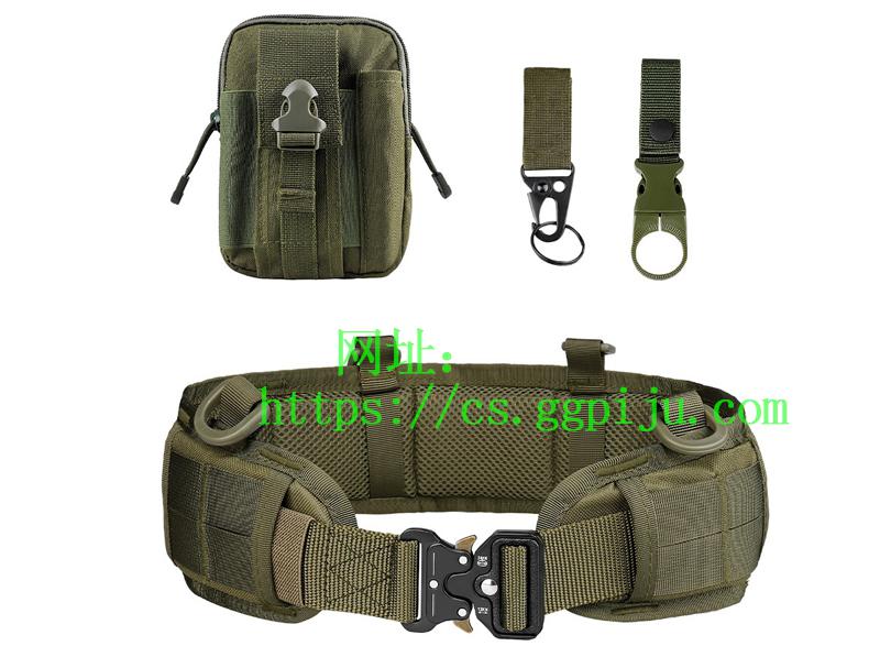 Tactical belt multifunctional manufacturer tactical belt, waist cover waist bag, keychain kettle buckle set