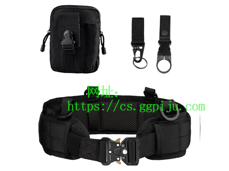 Tactical belt multifunctional manufacturer tactical belt, waist cover waist bag, keychain kettle buckle set 