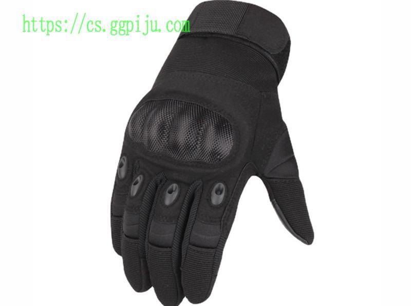 Outdoor anti slip motorcycle riding gloves, sports all finger protective gloves, breathable touch screen operation tactical gloves 