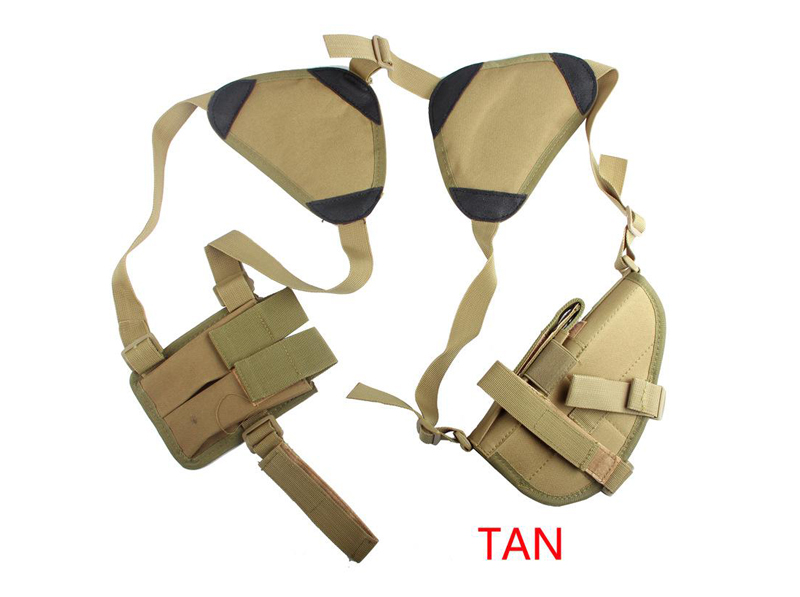 Outdoor tactical armpit gun holster, Amazon popular accessory package, field equipment armpit pendant package, magazine holder 