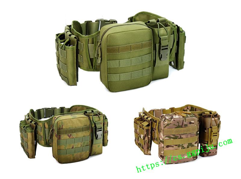 Camouflage tactical belt waist cover multifunctional carrying MOLLE belt manufacturer wholesale 