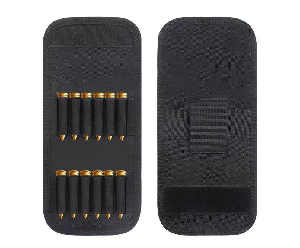 Outdoor tactical ammunition bag, 12 bullets bag, gun bag, accessory bag, MOLLE waist hanging tactical ammunition bag, waist bag