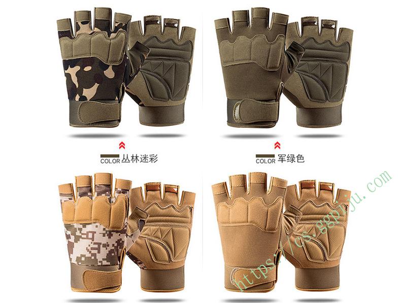 Half Finger Tactical Gloves Camouflage Special Forces Outdoor Sports Cycling Mountaineering 