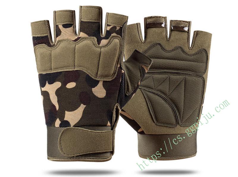 Half Finger Tactical Gloves Camouflage Special Forces Outdoor Sports Cycling Mountaineering 