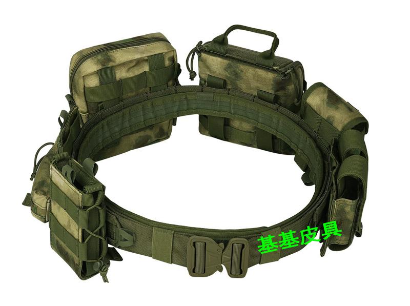 Tactical waist belt multi-function eight-piece set for special forces