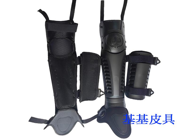 Knee and leg protector, PC flame retardant, bendable, elbow guard black 