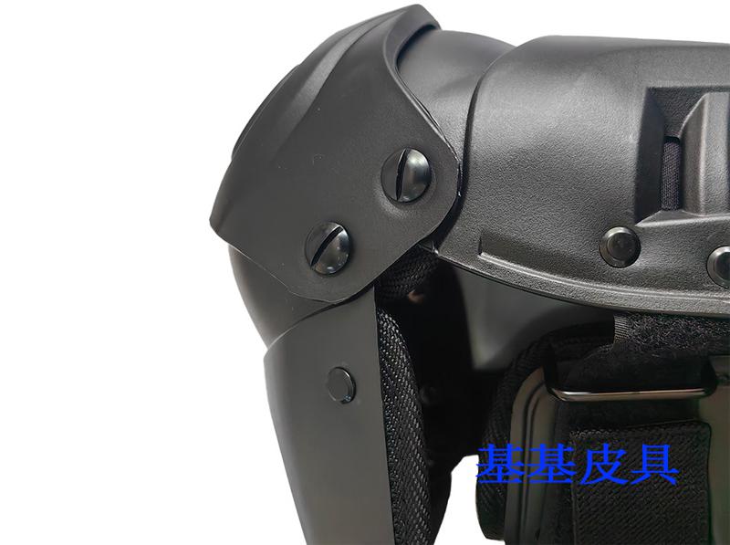 Knee and leg protector, PC flame retardant, bendable, elbow guard black 