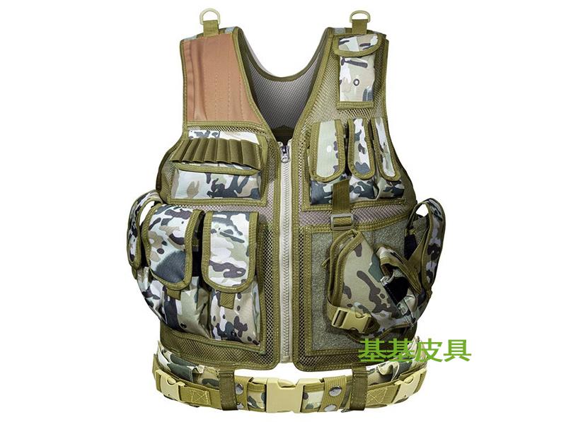 Tactical vest with mesh and perforated design for breathability, wear resistance, outdoor training, duty, and protective gear 
