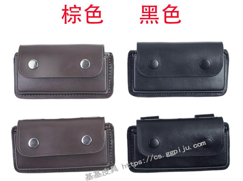 97-2 Single Chamber 5-Pocket Leather Holster for Type 97 18.4mm Birdshot, Yellow Foldable 5-Round Magazine, Genuine Double-Row Pouch 
